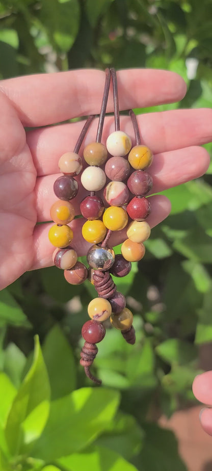 Australian Mookaite Jasper Komboloi - Greek Worry Beads